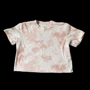 Hollister Crop Tie Dye Tee